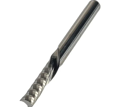 Фреза спиральная для ЧПУ однозаходная Z1 нижний рез D=4x17x45 S=4 Greencut GX4188