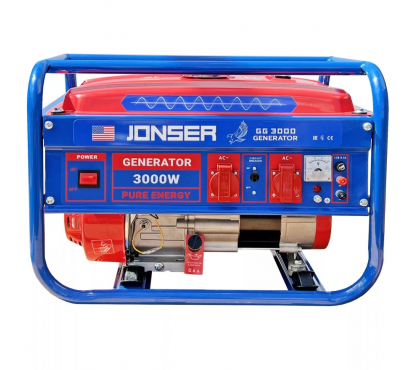 Электрогенератор бензиновый JONSER GG 3000 JONSER GG-3000