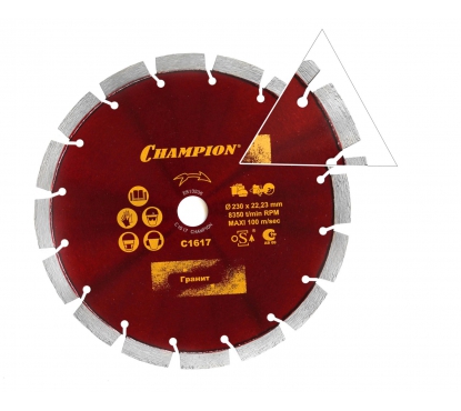 Диск алмазный CHAMPION универсальный PRO 230/22,23/12 Marathon