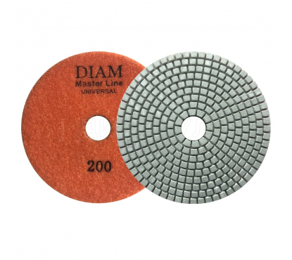 Круг алмазный гибкий шлифовальный Extra Line АГШК №200 (100х15х2,0) DIAM сухая по камню 000521