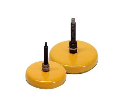 Опора регулируемая  M12 D=120 нагрузка 4000-12000 N с шайбами, 1 шт.	