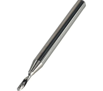 Фреза спиральная для ЧПУ однозаходная Z1 нижний рез D=1.5x6x38 S=3.175 Greencut GX3161