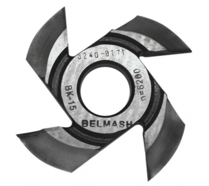 Фреза радиусная для фрезерования полуштапов, BELMASH 125х32х21 мм (правая)