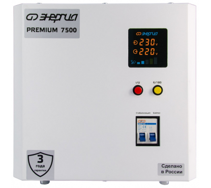 Стабилизатор напряжения Энергия Premium Light 7500