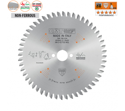 Пильный диск СМТ 160x20x2,2/1,8 -5гр. TCG Z=52 для цветных металлов и PVC