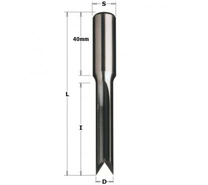 Фреза СМТ HS для долбежного станка 12x70x115 Z=2 S=13 RH-LH