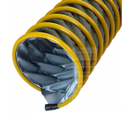 Воздуховод текстильный Gaztex 300 d200мм армированный ПУ спиралью для выхлопных газов
