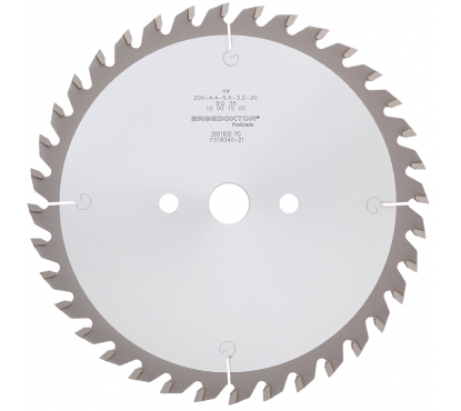 Диск пильный подрезной SAGEDOKTOR (D180 B4.8-5.9/3.5 d45 Z36 BQ10) для станков Holzma