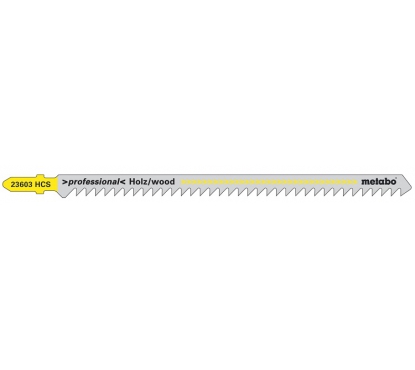 Пилки по дереву T744DP 155х4 мм, утолщеная, HCS, 5 шт. Metabo