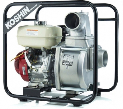 Мотопомпа бензиновая Koshin STH-100X для воды средней загрязненности (двигатель Honda)