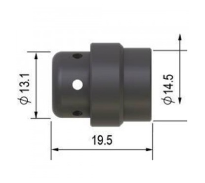 Диффузор чёрный Cebora L19.5мм - 240А 10 шт. для SGB2400