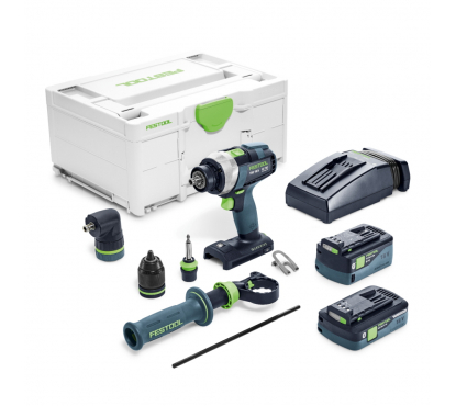 Дрель-шуруповёрт аккумуляторная FESTOOL TDC 18/4 5.2/40 I-Set