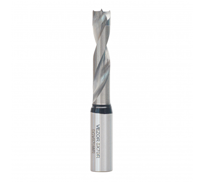 Сверло глухое монолитное VEZOR HW D8 L70 S10x20 RH (carbide)