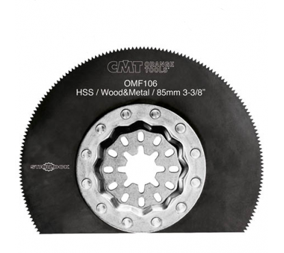 Сегментное пильное полотно CMT 85 мм для различных материалов STARLOCK OMF106-X1