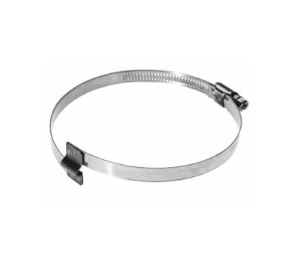 Хомут червяч. со скобой под арм. спираль 87*112	