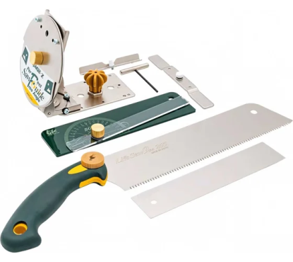 Комплект ручной пилы 265мм и направляющего стусла с транспортиром	