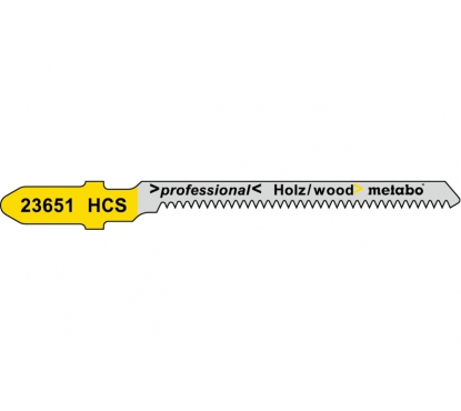 Пилки T101AO по дереву Professional 5 шт. 51х1,4 мм; HCS; радиальный рез