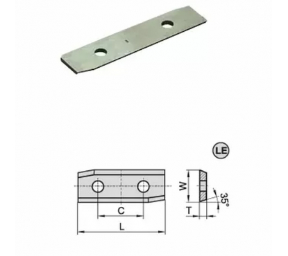 Нож поворотный Ceratizit 29.5x12.0x1.5 LE 15° HC05