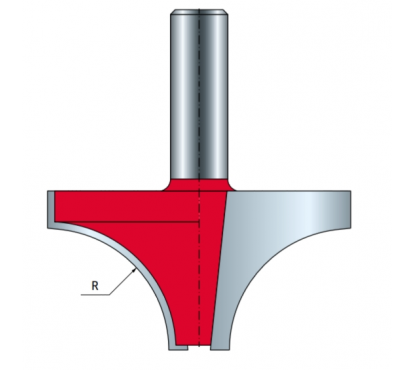 Фреза с вогнутым радиусом Freud D63,5 l33,3 L71,3 S12 R25,4 Z2