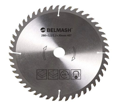 Диск пильный BELMASH 280х3,2/2,2х30мм; 48Т Диск пильный BELMASH 280х3,2/2,2х30мм; 48Т