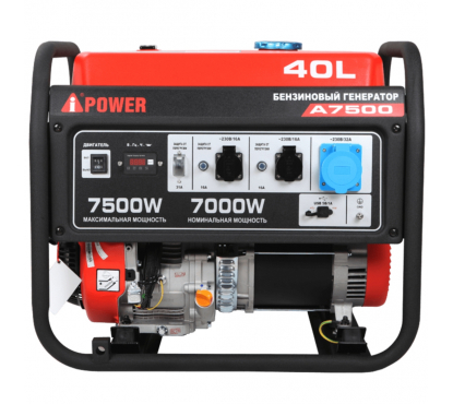 Портативный бензиновый генератор A-iPower A7500