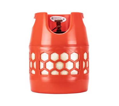 Баллон полимерно-композитный газовый, красный, 12 л (LPG/СУГ) RSV Composite