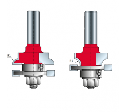 Фреза профиль-контропрофиль Freud D42,9 l19 L77 S12 R(1)5,5 Z2