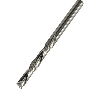 Фреза спиральная для ЧПУ двухзаходная компрессионная D=3.175x22 S=3.175 Greencut GC3122