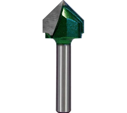 Фреза профильная для фасадов D22xH16xL59 V=90° GREENCUT BX11284 Фреза профильная для фасадов D22xH16xL59 V=90° GREENCUT BX11284