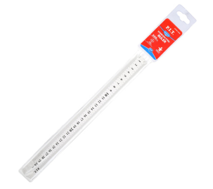 Линейка из нержавеющей стали P.I.T. ADVANCE HSTR01-0300 (300 мм, метрическая, двойная шкала в мм) Линейка из нержавеющей стали P.I.T. ADVANCE HSTR01-0300 (300 мм, метрическая, двойная шкала в мм)