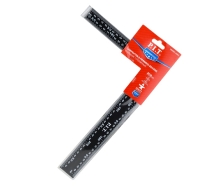 Угольник цельнометаллический P.I.T. ADVANCE HSQR01-0203 (20х30 см, 90°, двойная шкала в мм) Угольник цельнометаллический P.I.T. ADVANCE HSQR01-0203 (20х30 см, 90°, двойная шкала в мм)