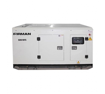 Промышленный дизельный генератор FIRMAN SDG18FS в кожухе (двигатель Firman)