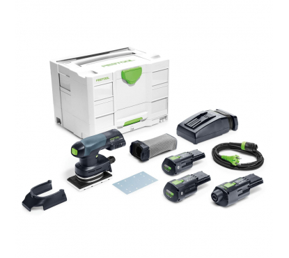 Машинка плоскошлифовальная аккумуляторная FESTOOL RTSC 400 30 I-Set