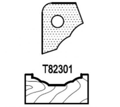 Нож профильный для фасадов (T82301) для 1473231212 Rotis 744.T82301