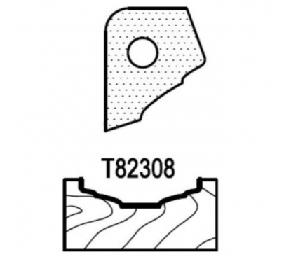 Нож профильный для фасадов (T82308) для 1473231212 Rotis 744.T82308