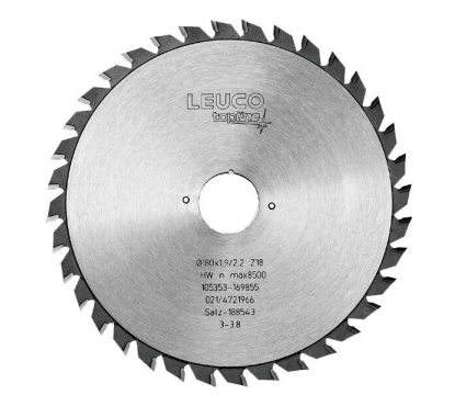 Подрезной пильный диск двусоставной LEUCO (D120 B/b3,6-2,8 d20 Z12+12) ES