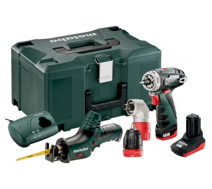 Набор аккумуляторных инструментов Metabo Combo Set 2.2 10.8В: шуруповерт BS Quick + сабельная ножовка ASE