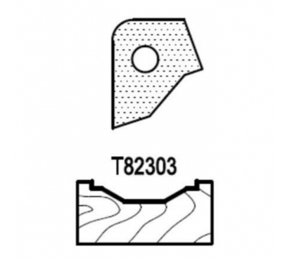 Нож профильный для фасадов (T82303) для 1473231212 Rotis 744.T82303
