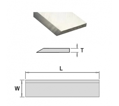 Нож строгальный HSS W3 Woodwork 630x30x3