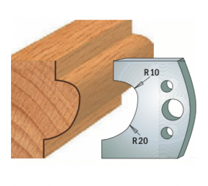 Комплект из 2-х ножей CMT 50x4 SP 690.504