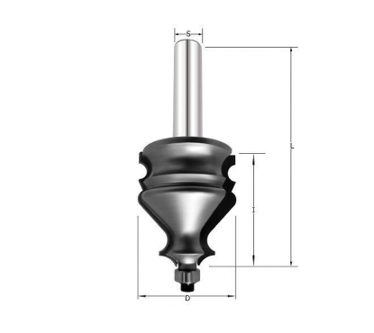 Фреза молдинговая 4 D=38x41.3x94 S=12 PROCUT
