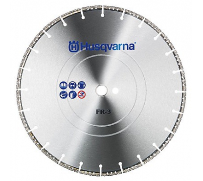 Алмазный диск d350мм 25,4/24 спасательный Husqvarna VARI-CUT FR3 (Бетон / Сталь / Железо / Дерево / Резина)