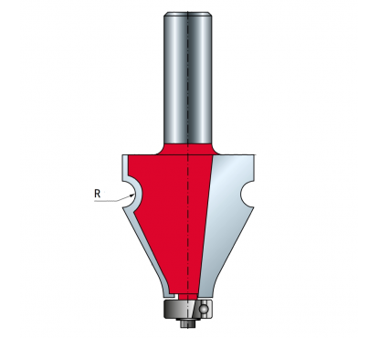 Фреза для столешниц перил Freud D35 l38,5 L86,6 S12 R3,2 Z2 с нижним подшипником