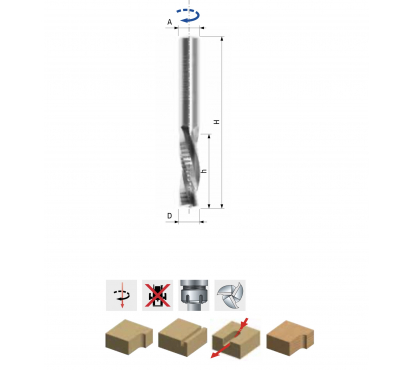 Черновая спиральная фреза Freud SCH3DRN550R (D20 h85 H150 A20 Z3)