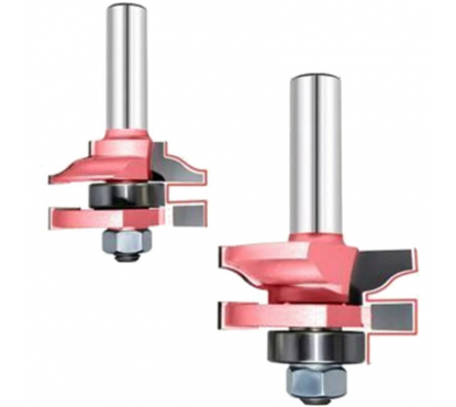 Комплект 2 фрезы (Мебельная обвязка) Z=2 R=15.88 D=60x25 PROCUT 409272BP