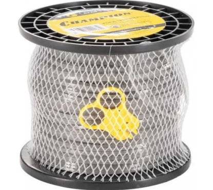 Корд триммерный CHAMPION TI-LON 3,0мм, 121м, зубчатый квадрат+нож C7116