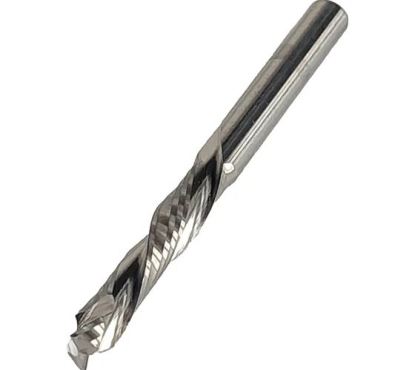Фреза спиральная для ЧПУ двухзаходная компрессионная D=4x22x45 S=4 Greencut GC4124