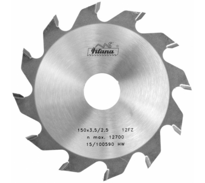 Пила пазовая 150х30х3.5/2.5х12 α10° FZ Pilana