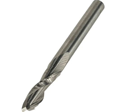 Фреза спиральная для ЧПУ двухзаходная Z2 верхний рез 4x15x45 S=4 Greencut GE4017 Фреза спиральная для ЧПУ двухзаходная Z2 верхний рез 4x15x45 S=4 Greencut GE4017