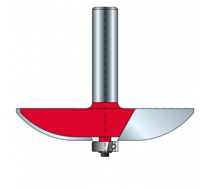 Фреза концевая Freud D89 l16 L64,7 S12 R38,1 Z2 для изготовления феленки